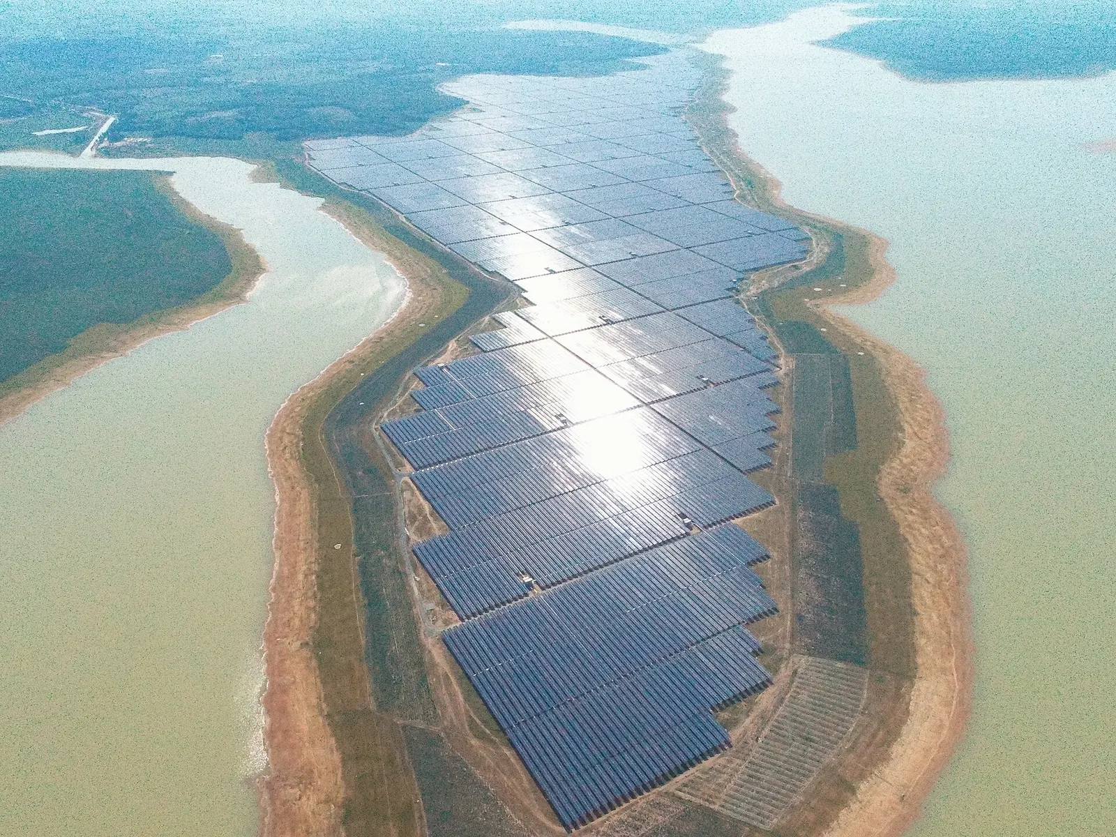 The Dau Tieng solar power project, Tay Ninh, Vietnam