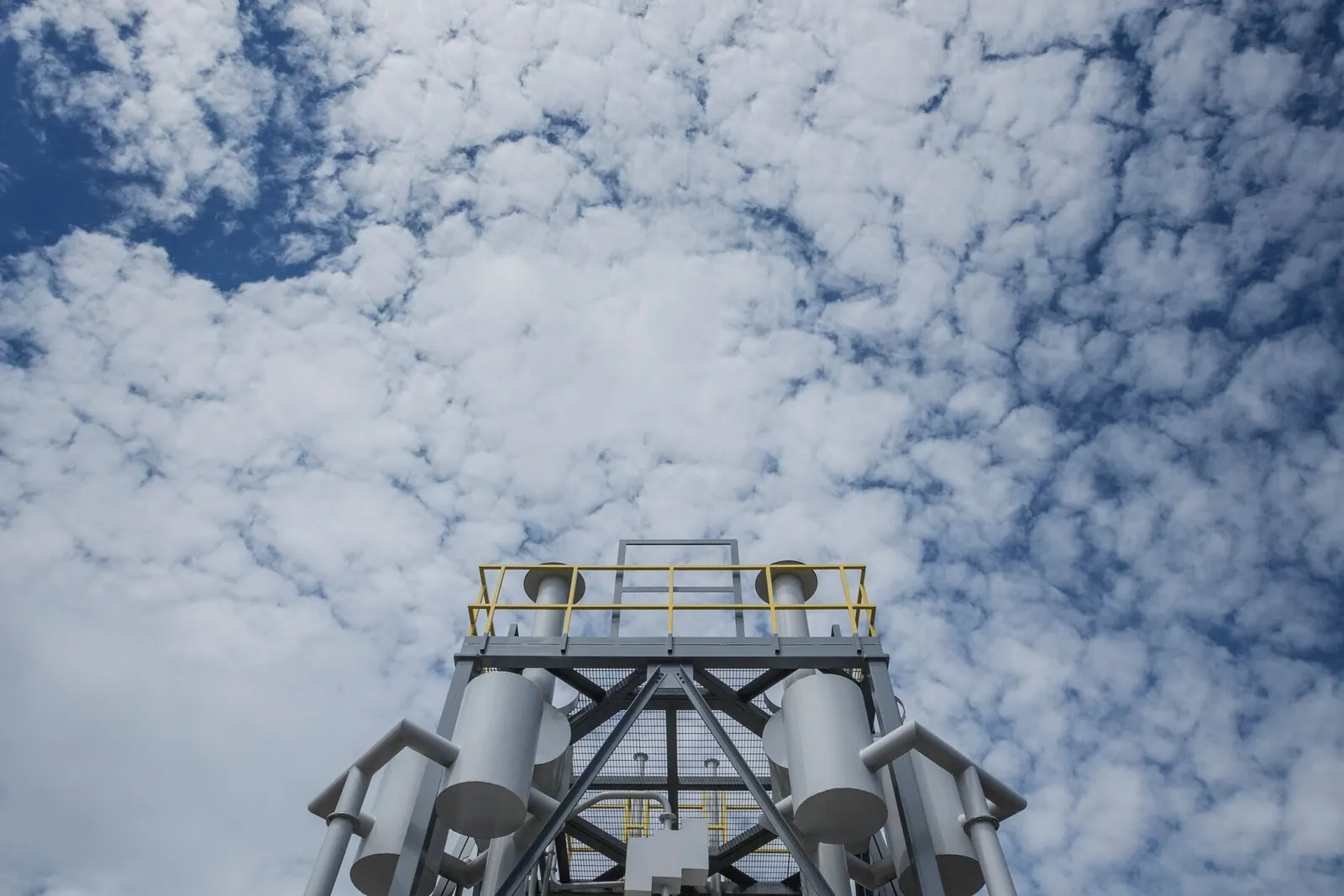 A full-scale mock-up of the upper third of a NuScale power module, Oregon